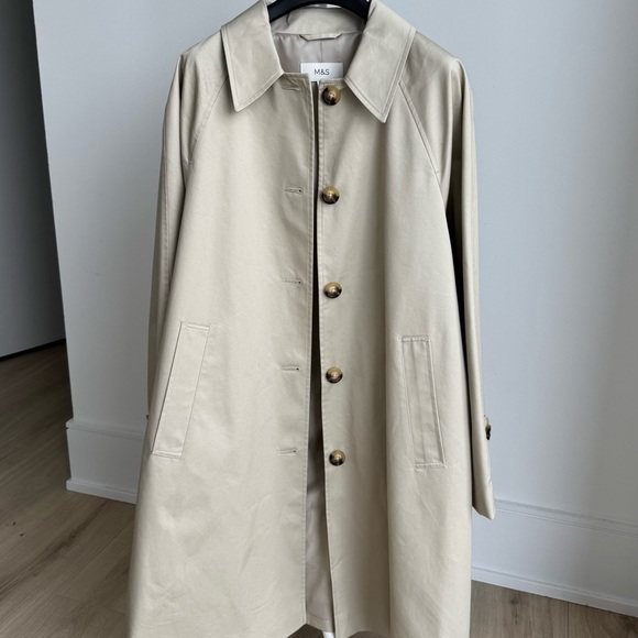 Marks & Spencer Jackets & Blazers - Marks & Spencer Women's Beige Trench Coat